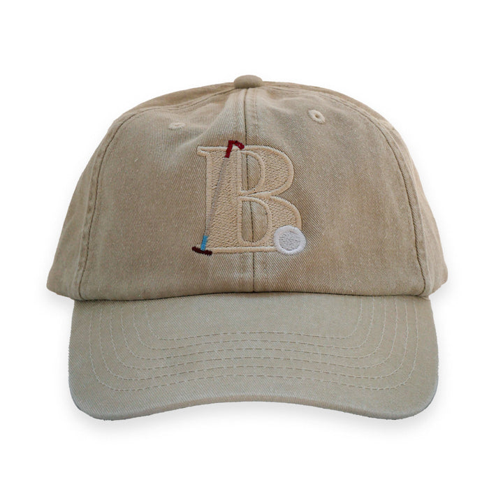 Black Hound Vintage Monogram Dad Cap