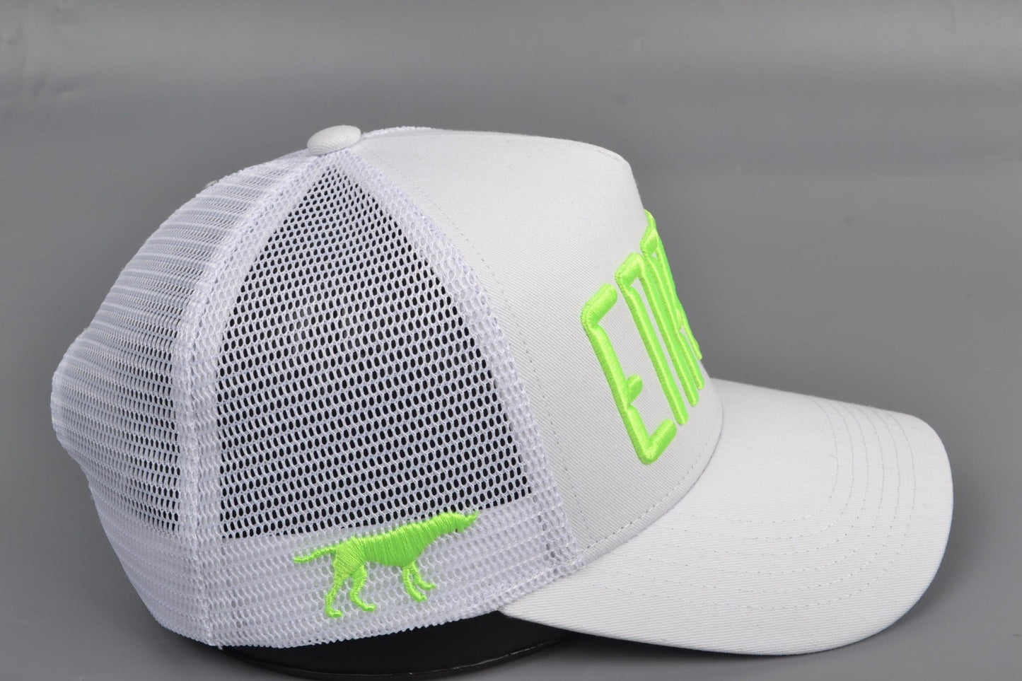 Enpolo Trucker Cap - Grey & Neon Green