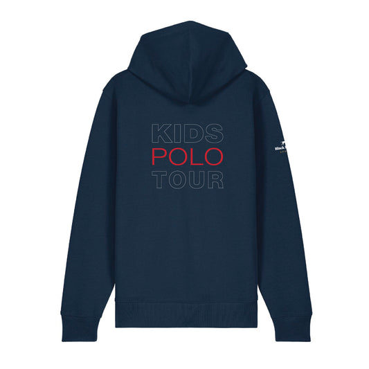 Kids Polo Tour Navy Zip Hoodie