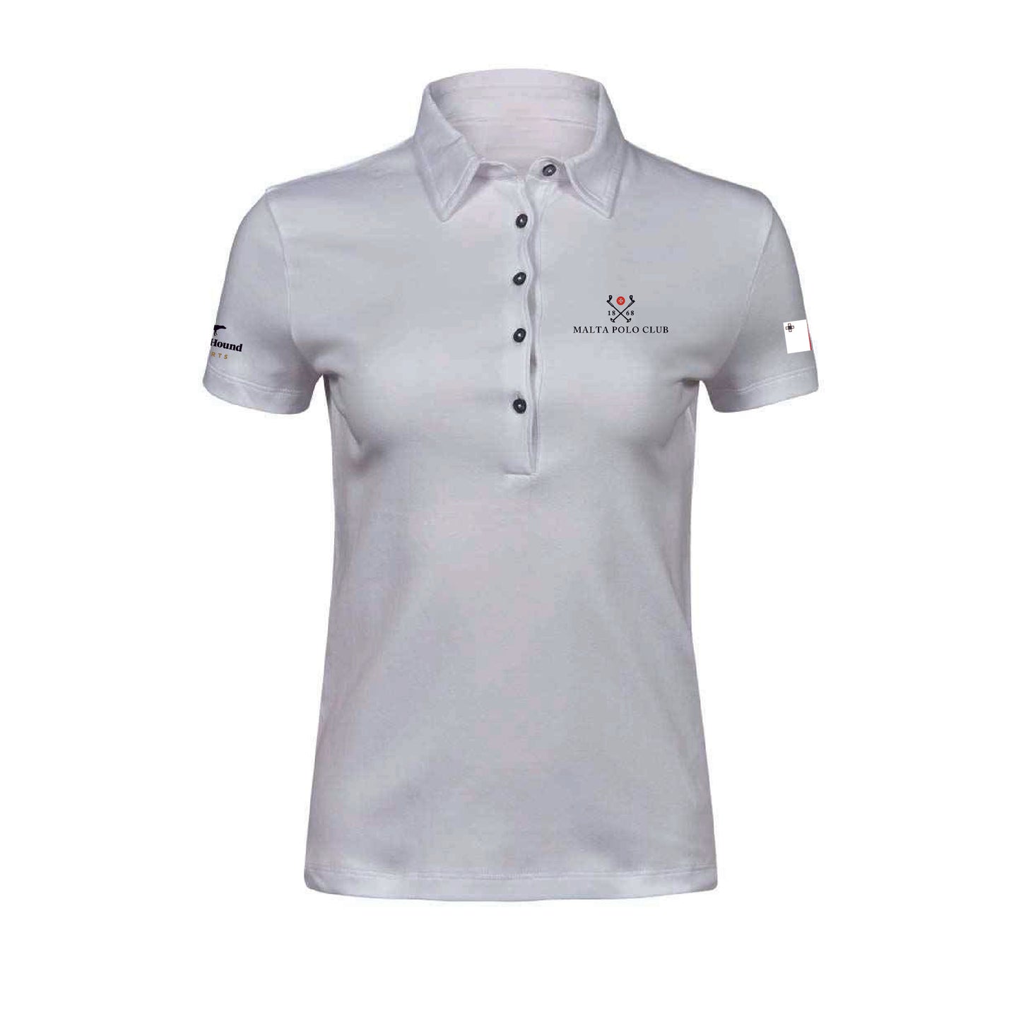 Malta White Polo Shirt - Women