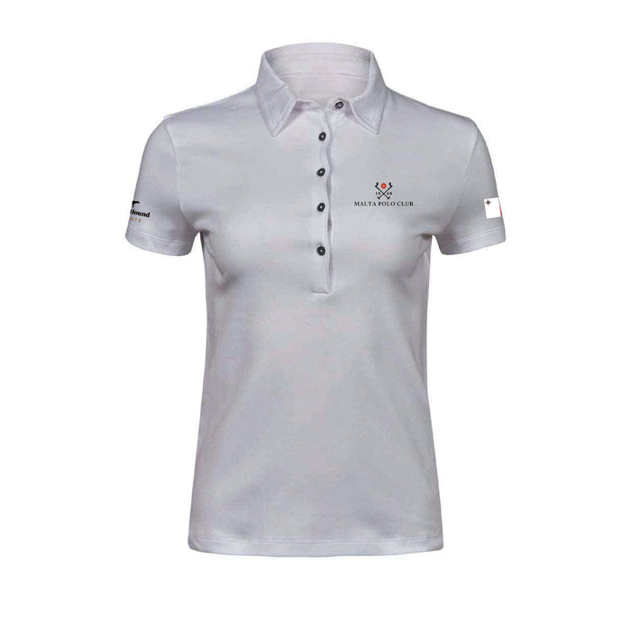 Malta White Polo Shirt - Women