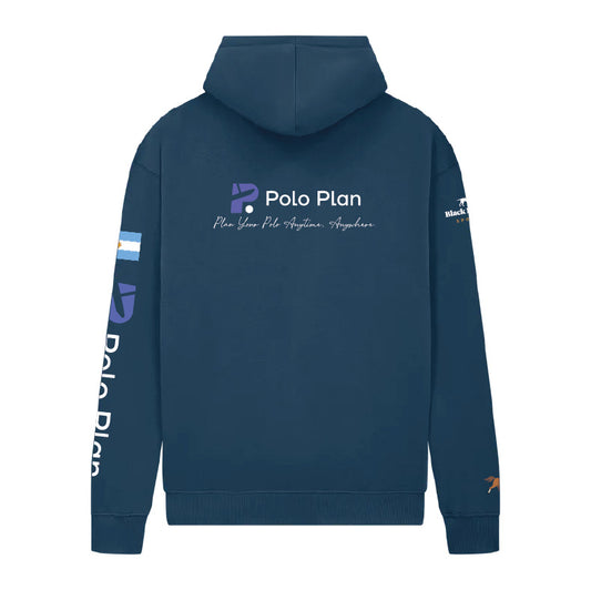 Polo Plan Navy Hoodie