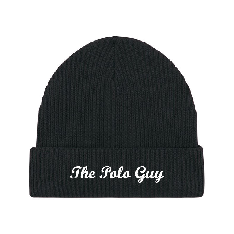 LA Polo Ribbed Beanie – Black Hound Sports