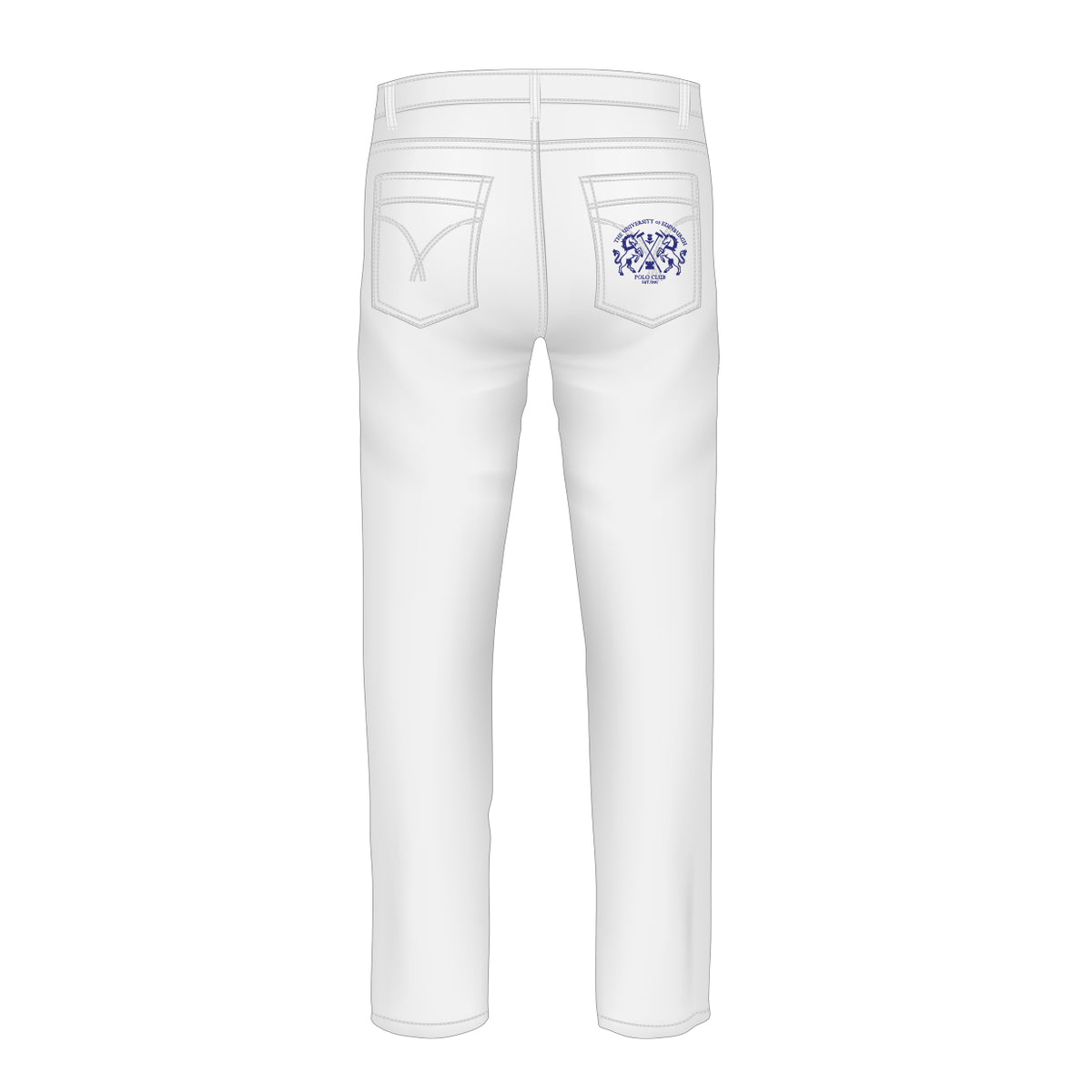 EU Polo White Jeans