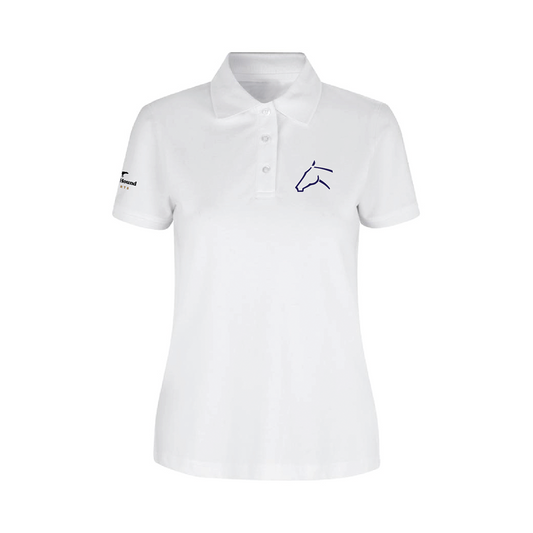 AACCP Women White Polo Shirt