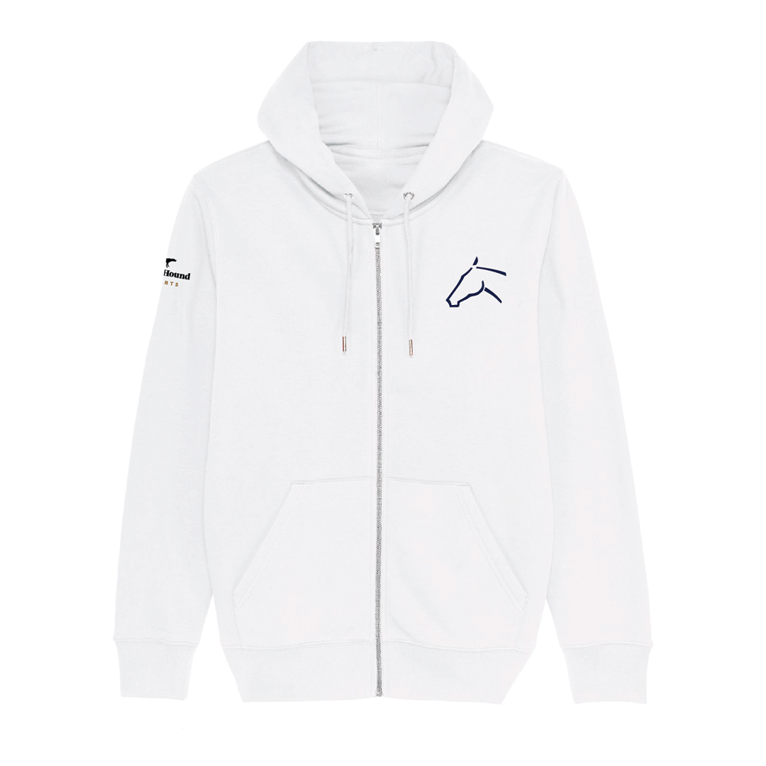 AACCP White Zip Hoodie