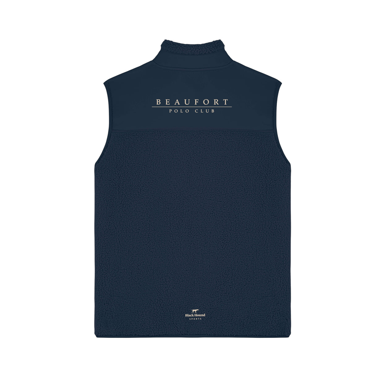 Beaufort Polo Sherpa Vest Navy Blue back