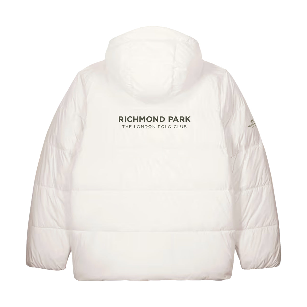 Richmond Park Puffer Jacket Off White back
