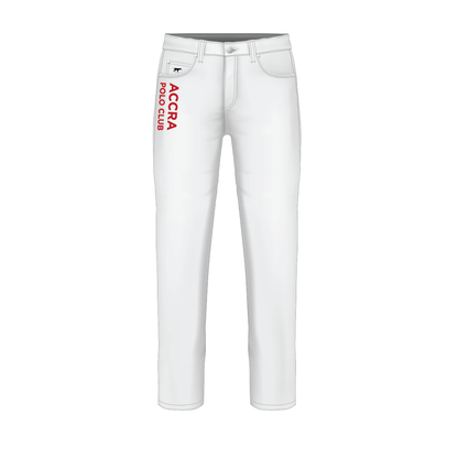 Accra Polo Club Men's White Polo Jeans