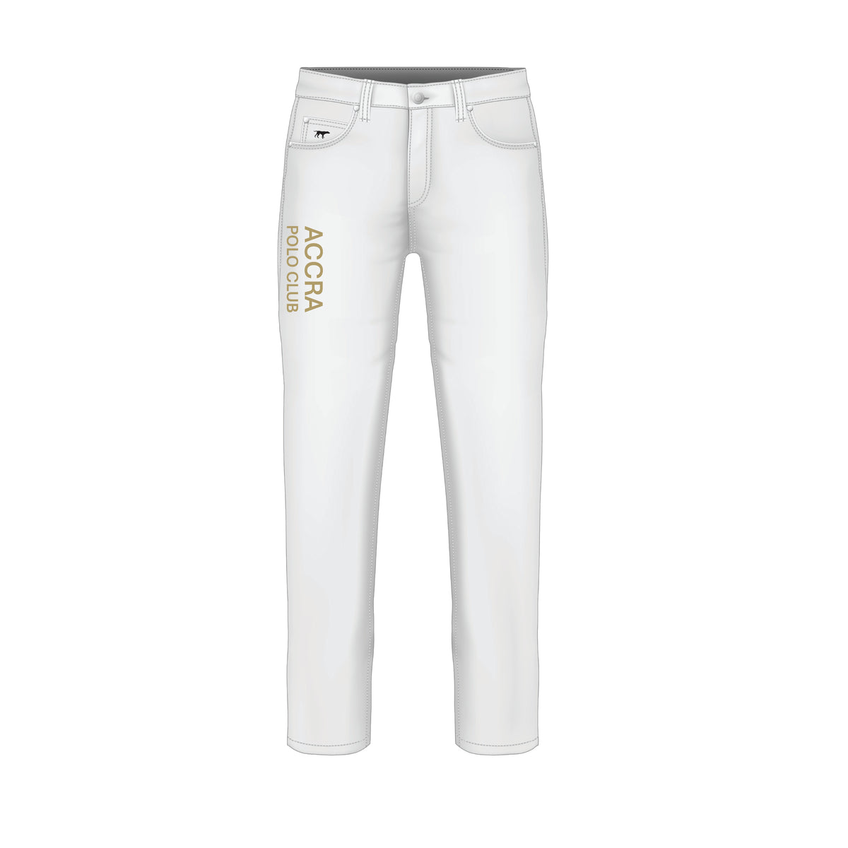 Accra Polo White Jeans