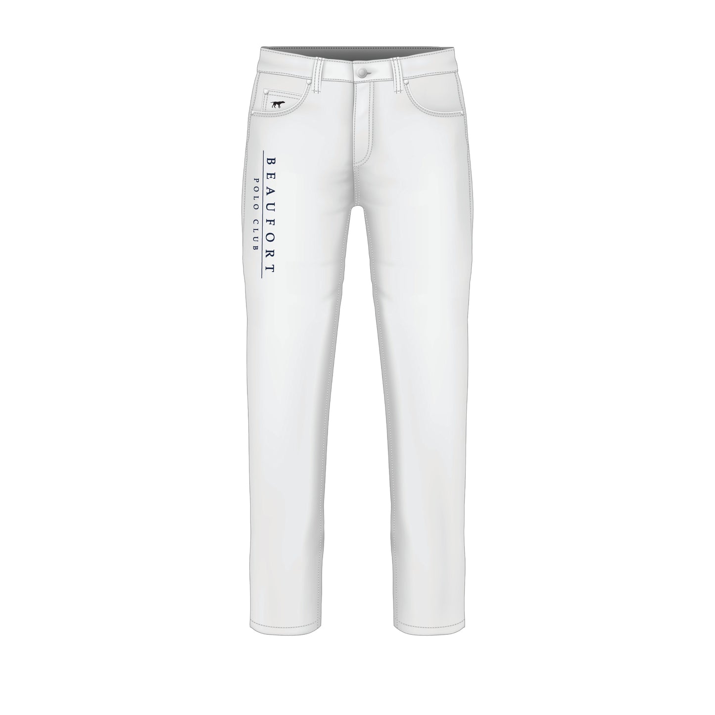 Beaufort Polo Men's White Jeans