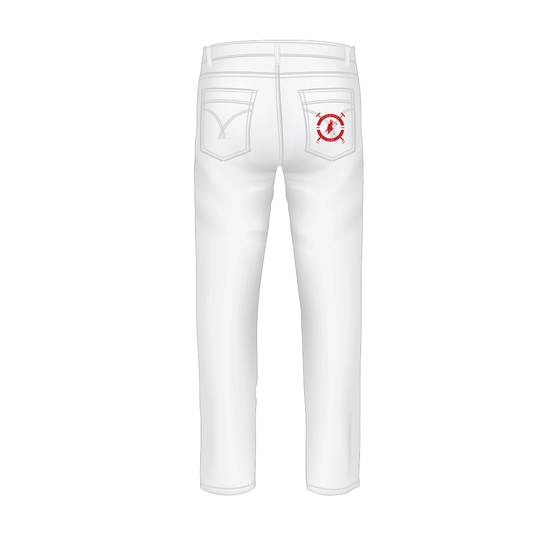 Accra Polo Club Men's White Polo Jeans