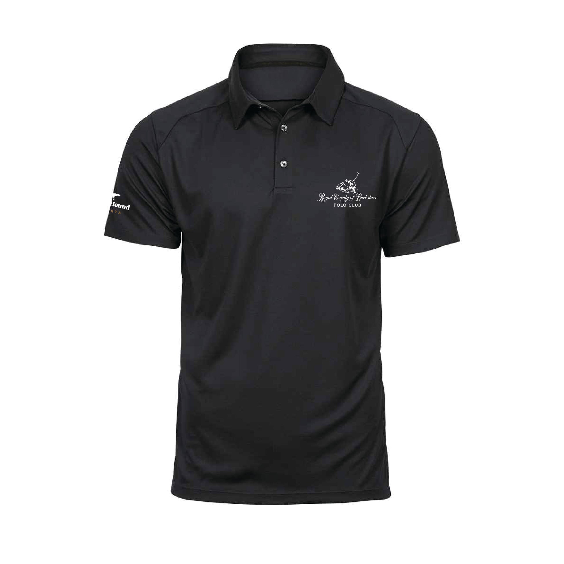 RCBPC Chukka Polo Shirt – Black Hound Sports