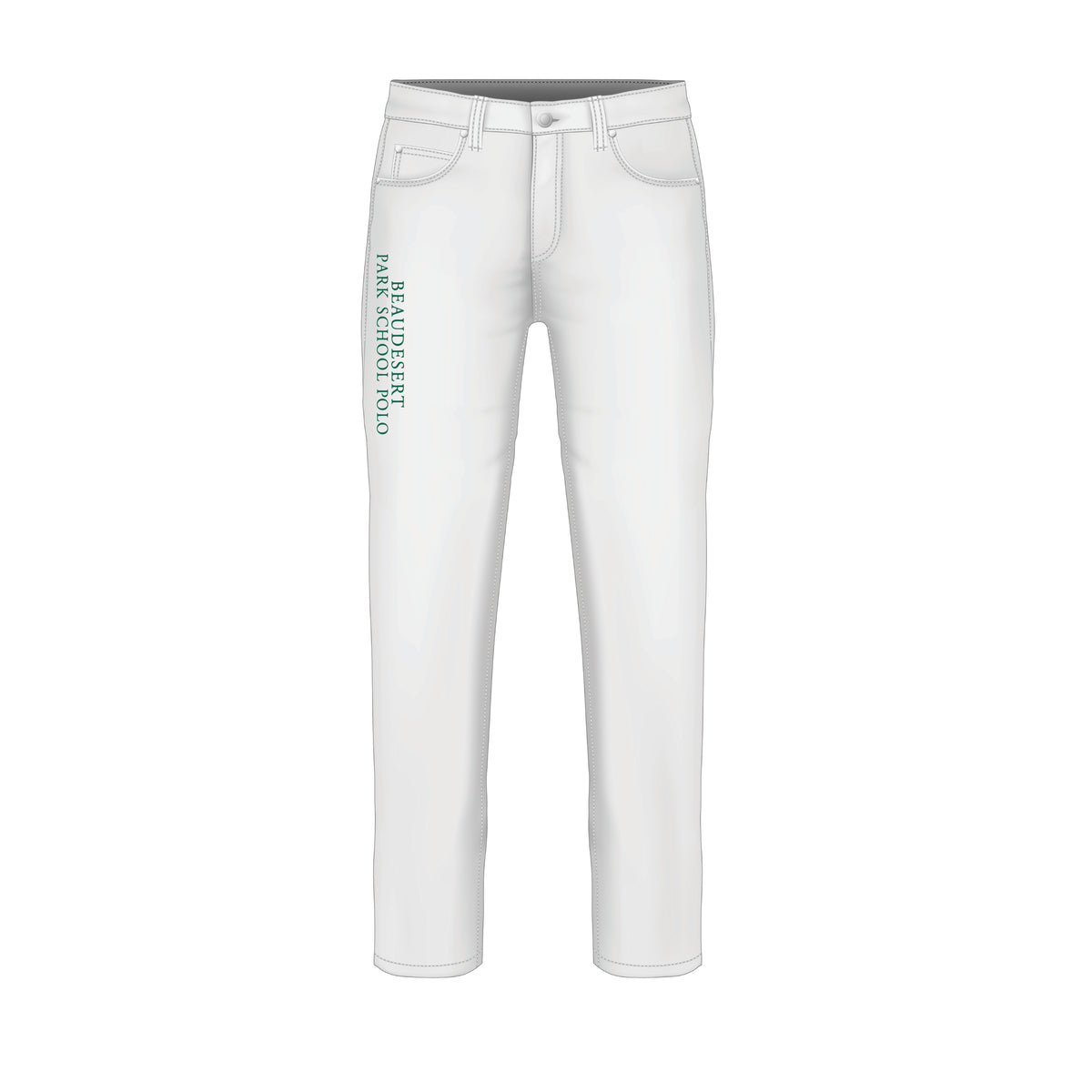Beaudesert Park White Jeans