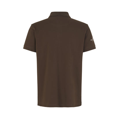 ICONIC Polo Shirt Brown back