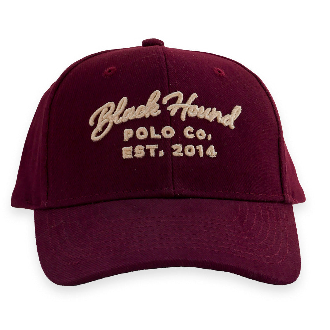 Black Hound Polo Co. Brushed Cotton Cap