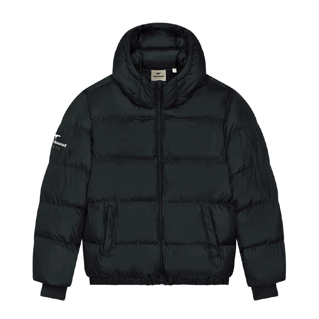 Black Hound Classic Unisex Puffer Jacket