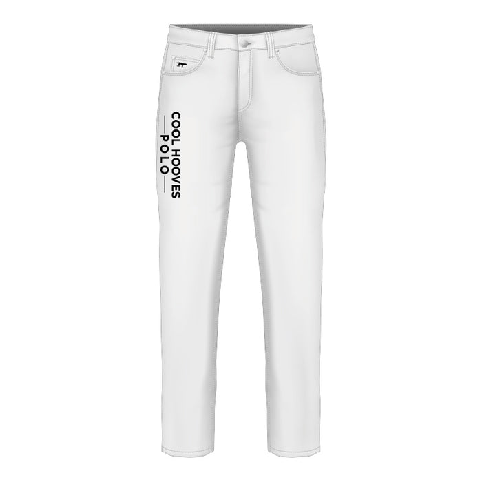 Cool Hooves Polo White Jeans