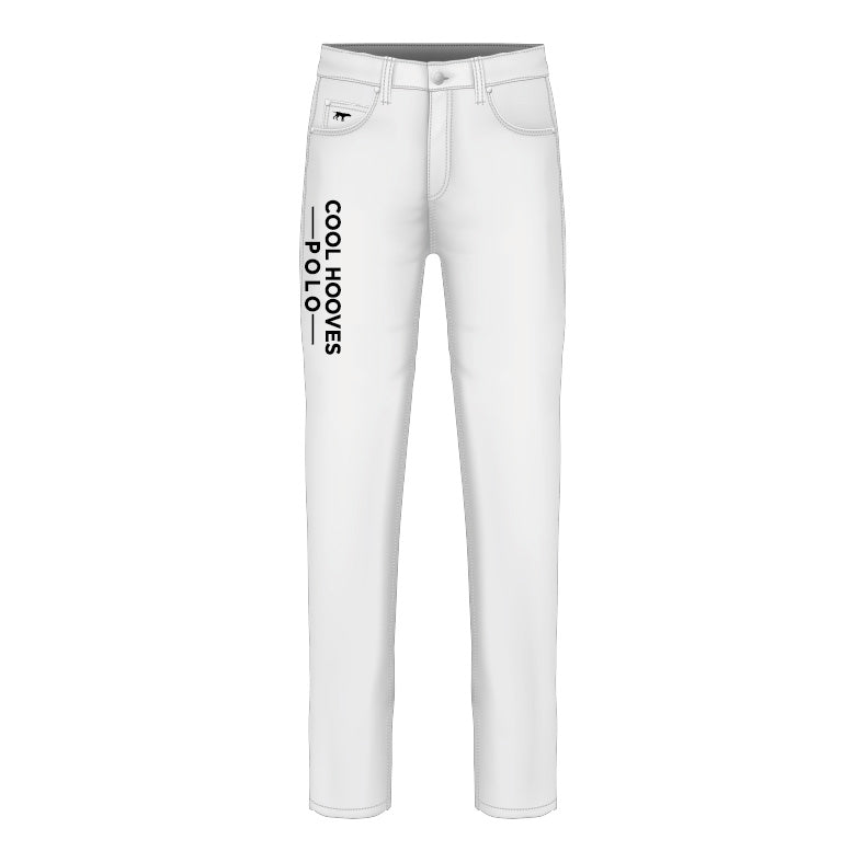 Cool Hooves Polo White Jeans