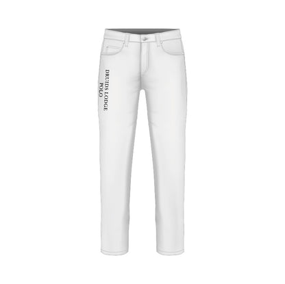 Druids Lodge Polo White Jeans