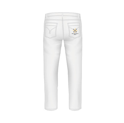 Druids Lodge Polo White Jeans