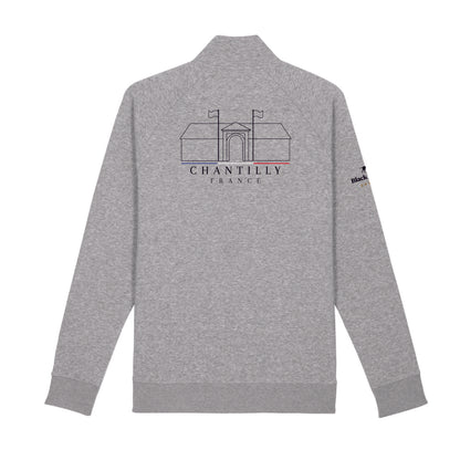 Polo Club de Chantilly Grey Zip Jumper