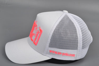 Enpolo Trucker Cap - Grey & Pink