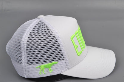 Enpolo Trucker Cap - Grey & Neon Green
