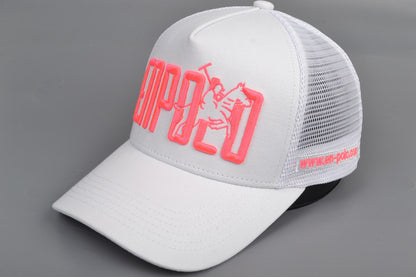 Enpolo Trucker Cap - Grey & Pink
