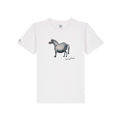 Front of Dominique Thoenes kids organic cotton T-shirt, design 04