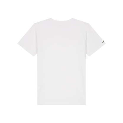 Back of Dominique Thoenes kids organic cotton T-shirt