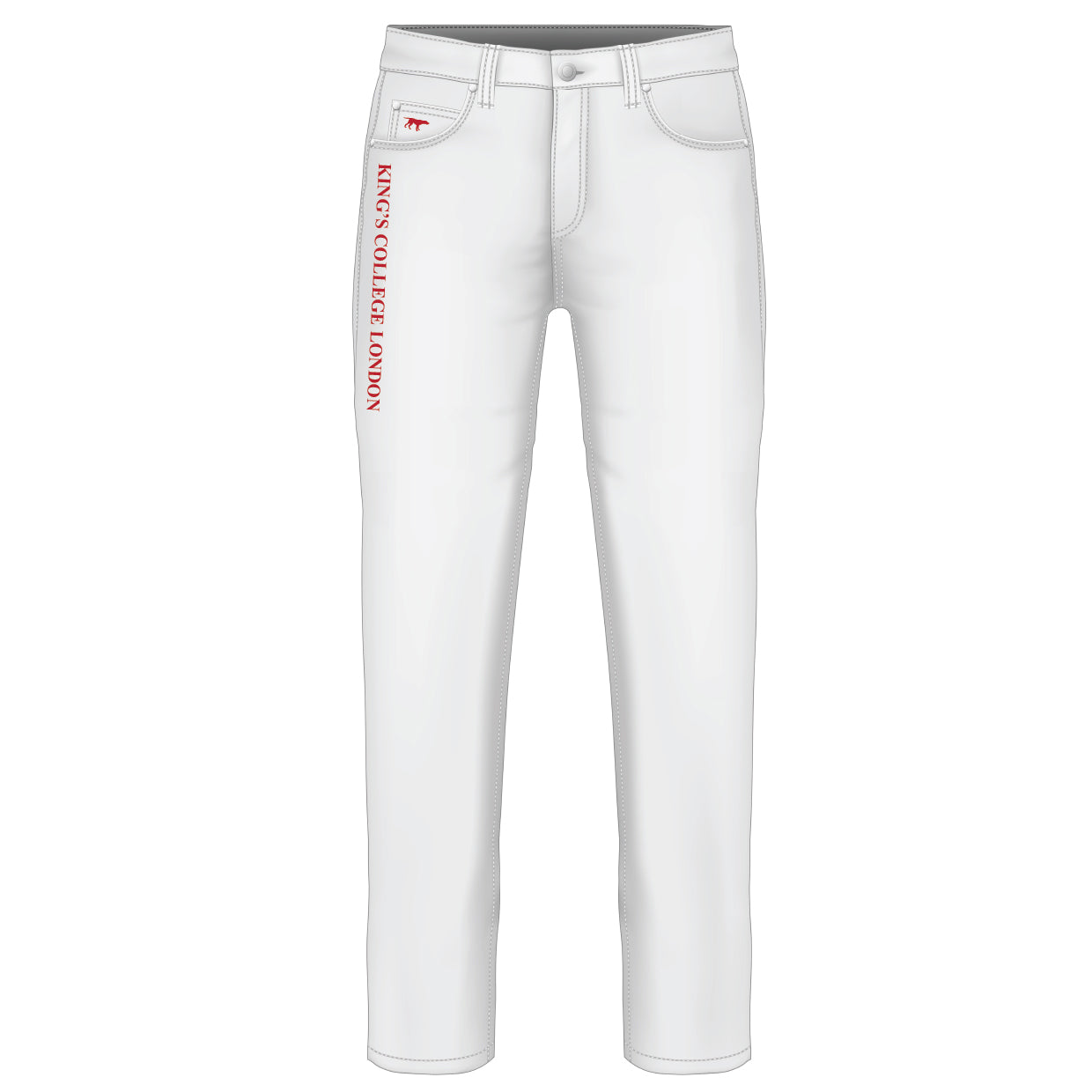 KCL Polo White Jeans