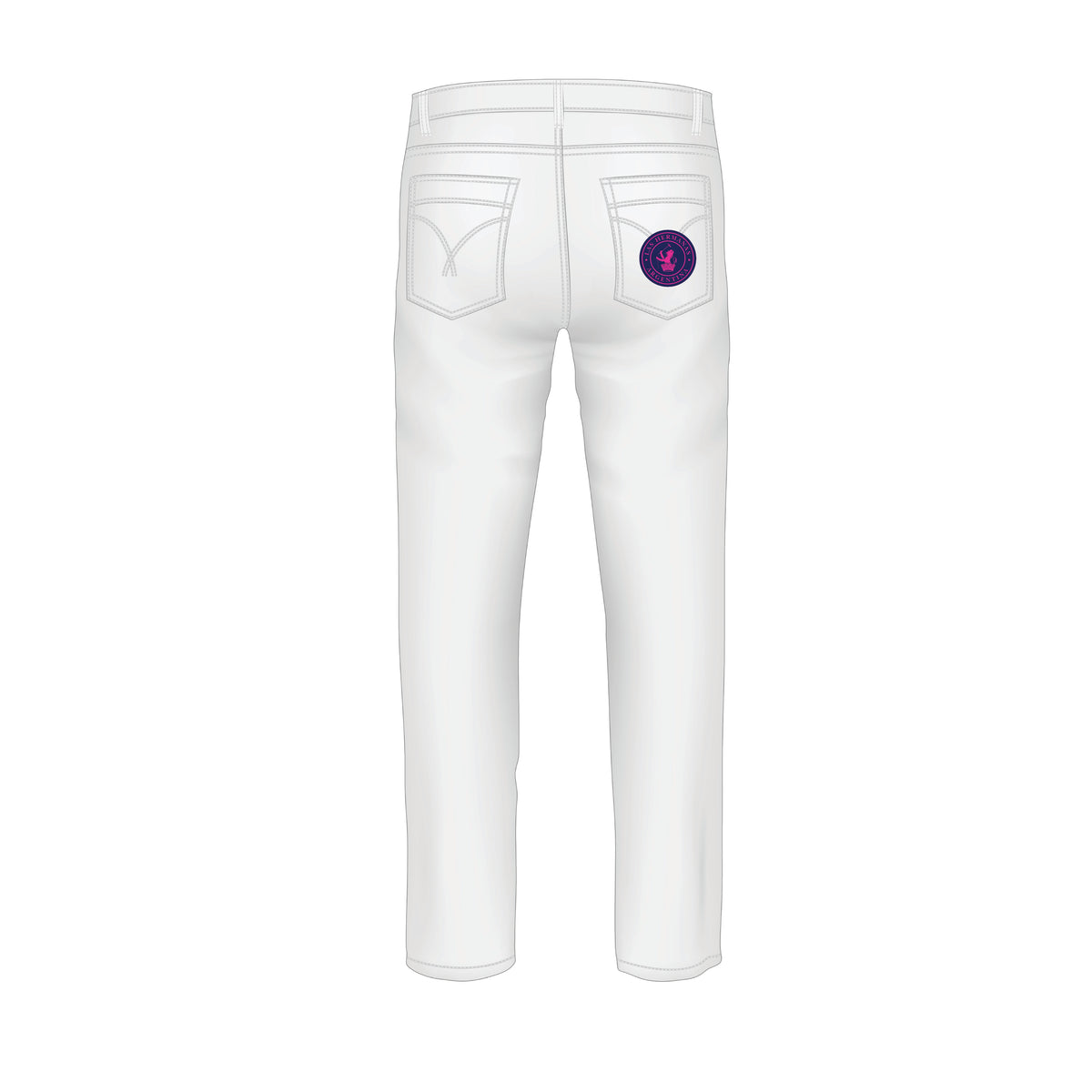 Las Hermanas White Jeans