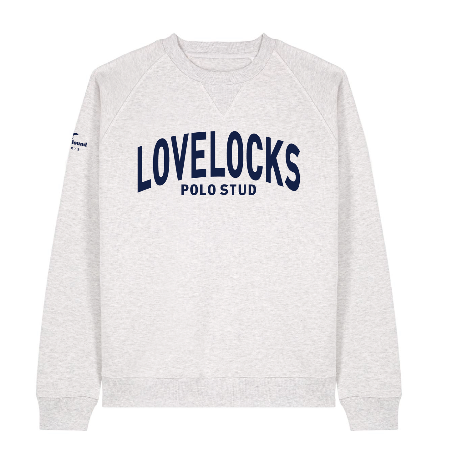 Lovelocks Cream Heather Grey Graphic Sweatshirt