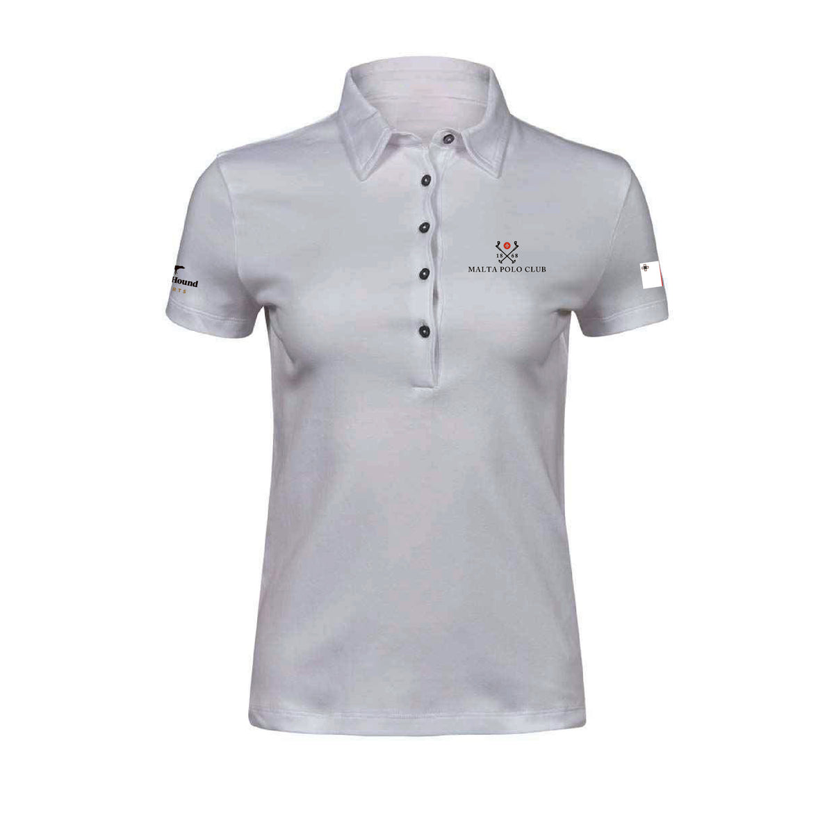 Malta White Polo Shirt - Women