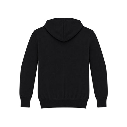 Patagonian Merino zip hoodie Black back