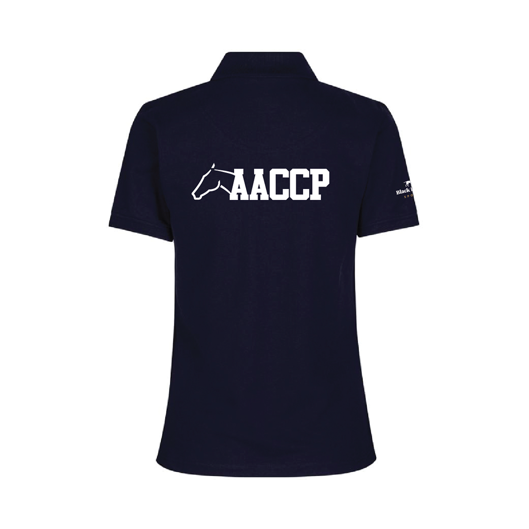 AACCP Women Navy Polo Shirt