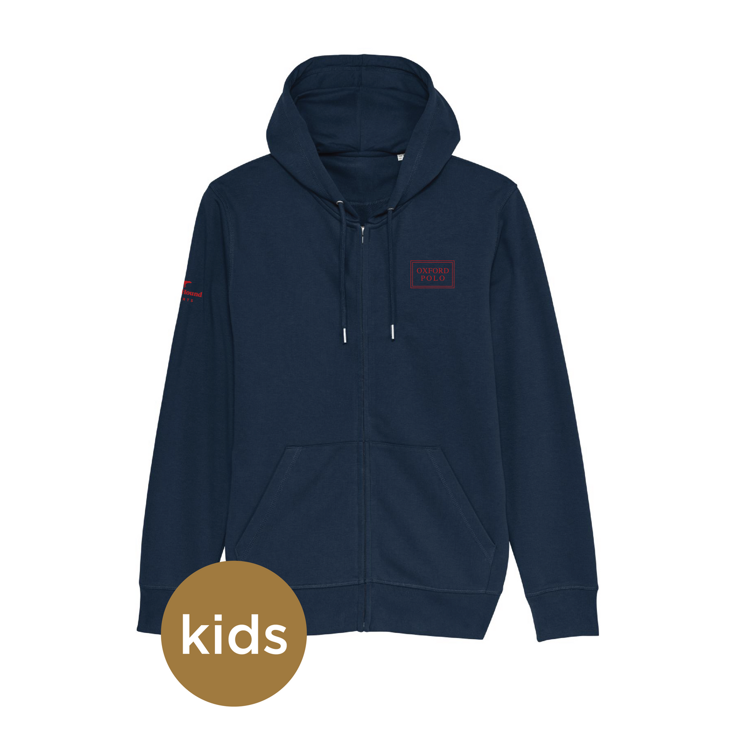 Oxford Polo Unisex Zip Hoodie - Junior/Kids*