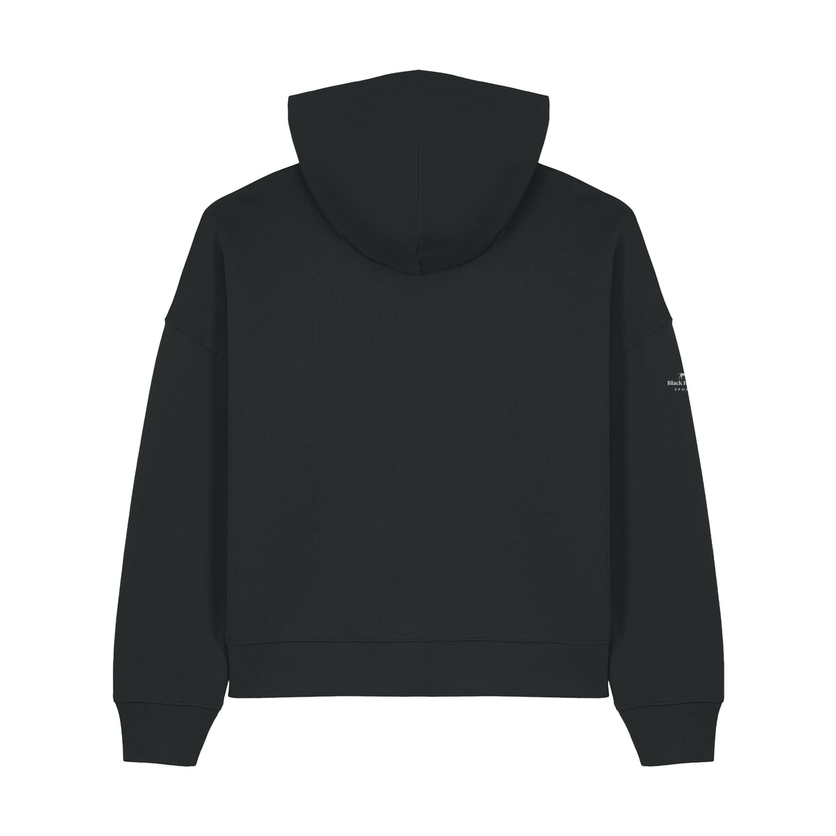 Black Hound women's iconic hoodie – Black – back view