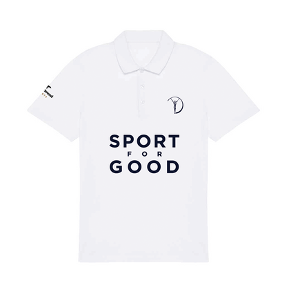 Laureus White Polo Shirt