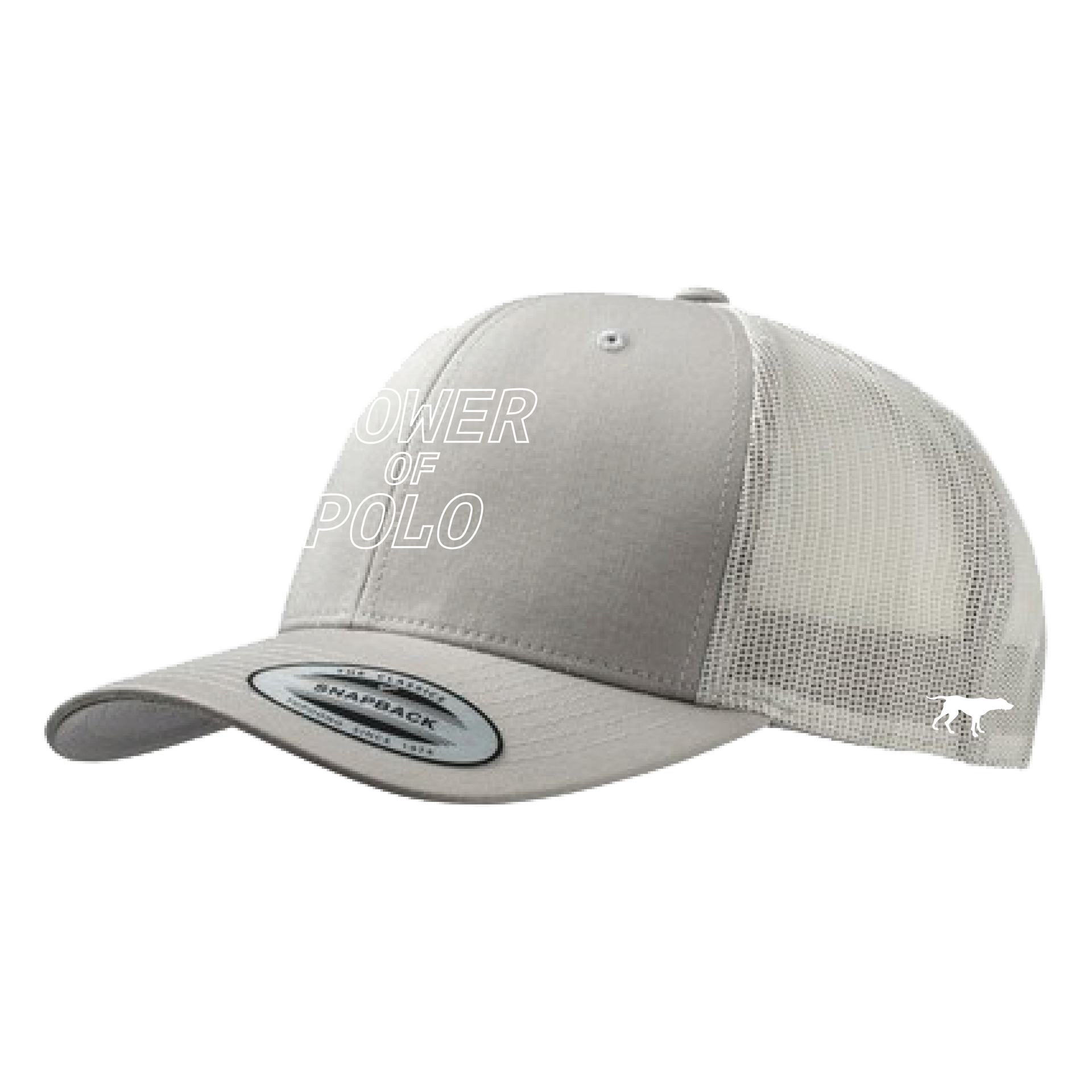 Power of Polo Trucker Cap Grey