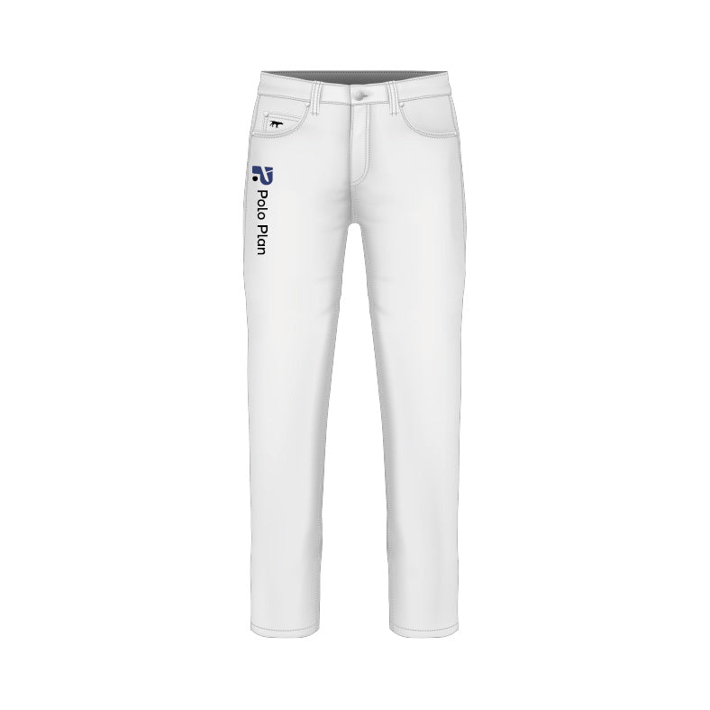 Polo Plan White Jeans