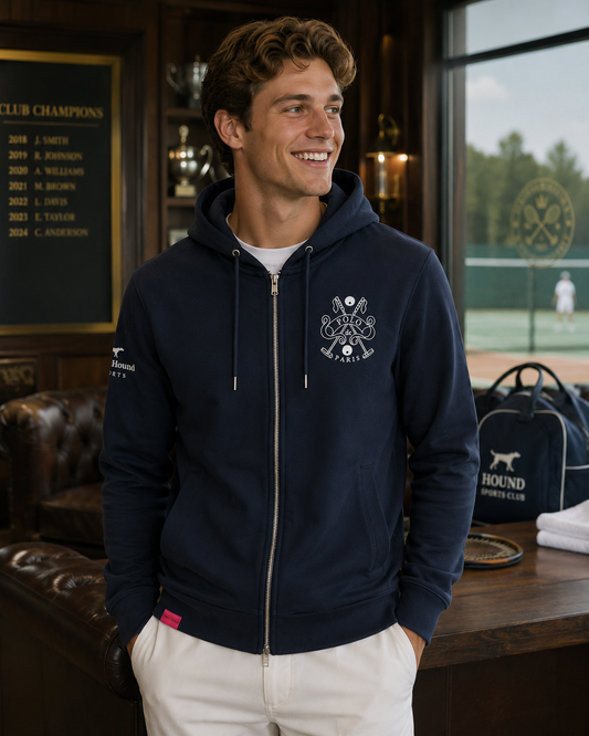 Polo de Paris Unisex Zip Hoodie