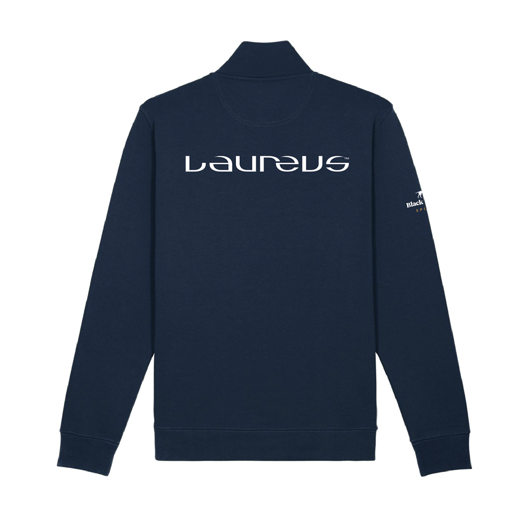 Laureus Classic Navy 1/4 Zip Sweatshirt