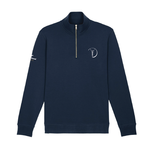 Laureus Classic Navy 1/4 Zip Sweatshirt