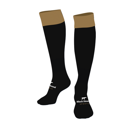 Black Hound Black Polo Socks