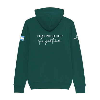 Thai Polo Cup 2024 Bottle Green Zip Hoodie