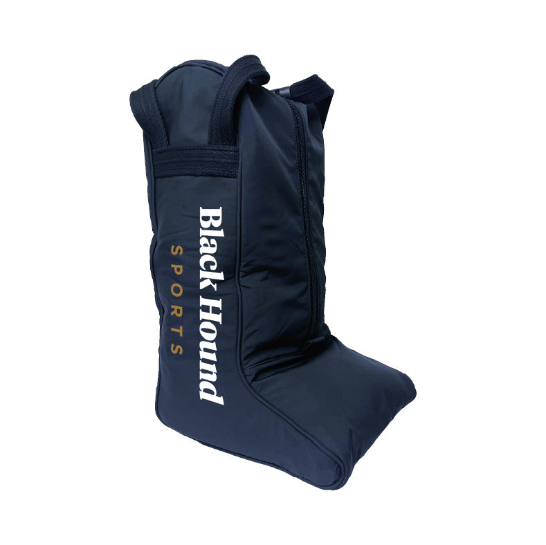 Black Hound Navy Polo Boot Bag