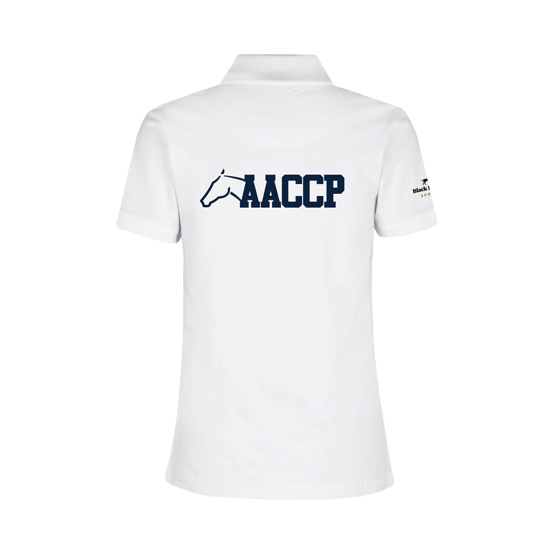 AACCP Women White Polo Shirt