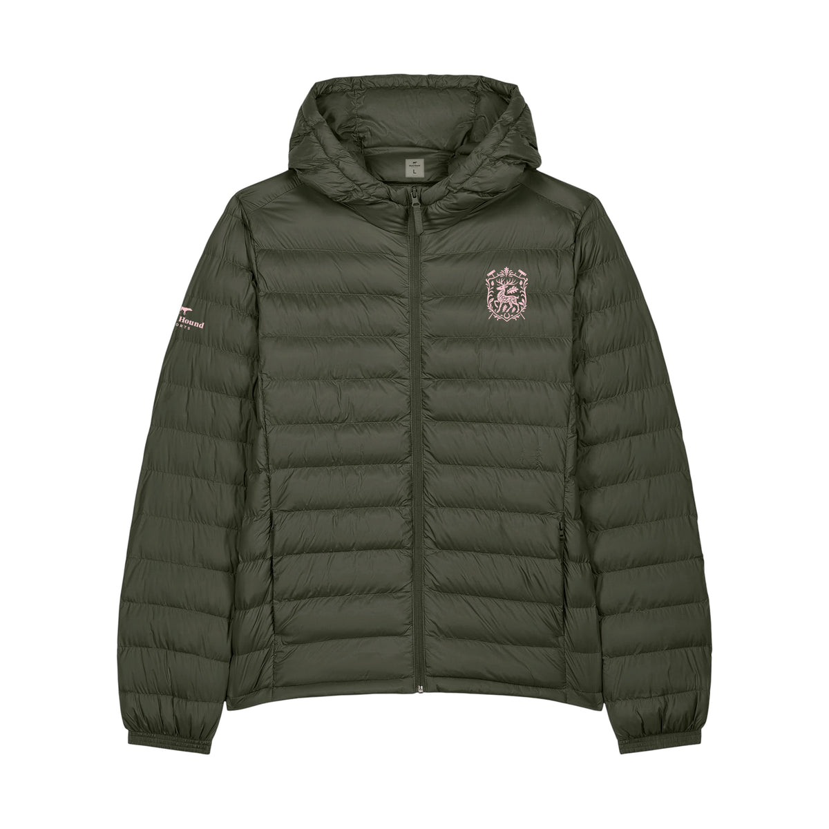 Richmond Park Padded Jacket Khaki front